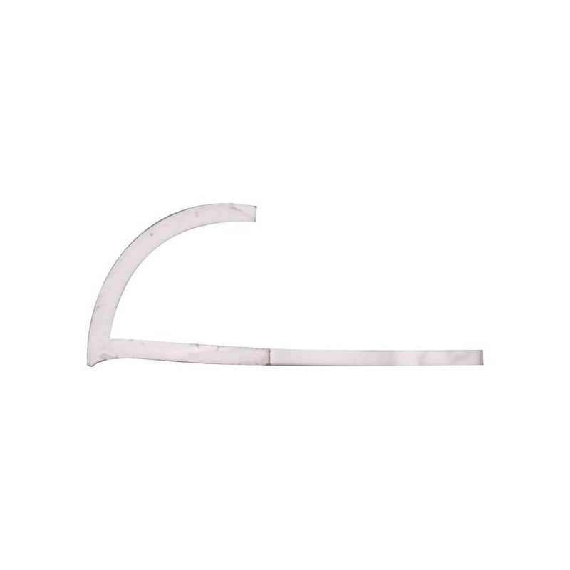 Profilé PVC Blanc 9mm – Finition Carrelage