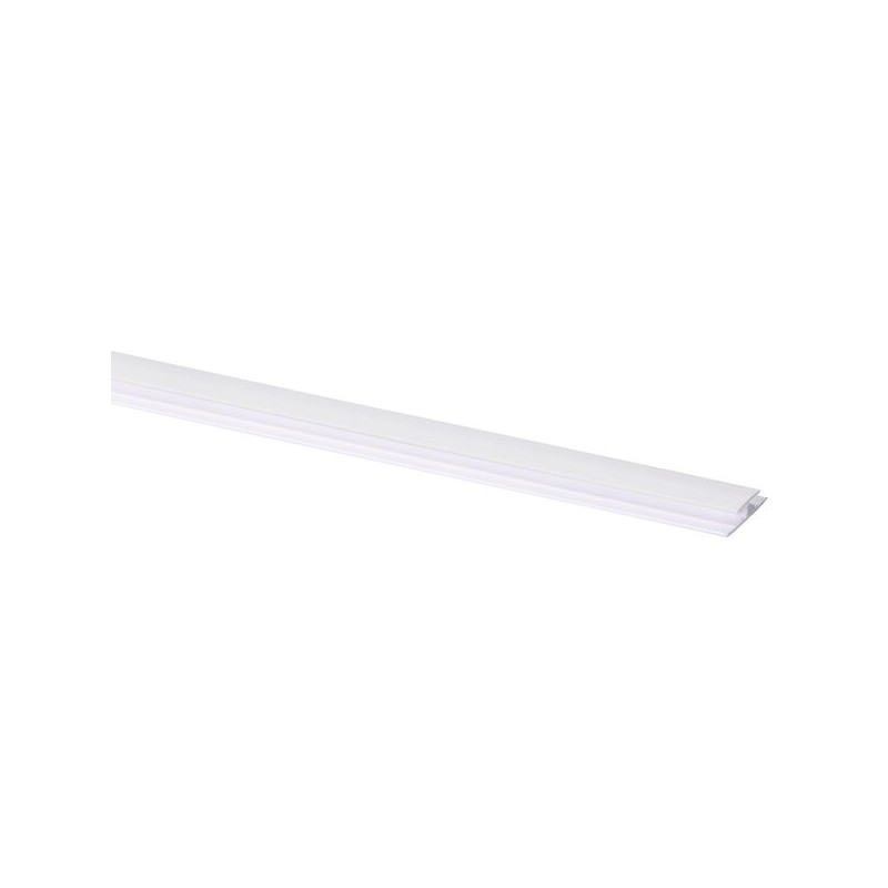 Profilé de jonction en PVC blanc 27 x 6 mm 260 cm