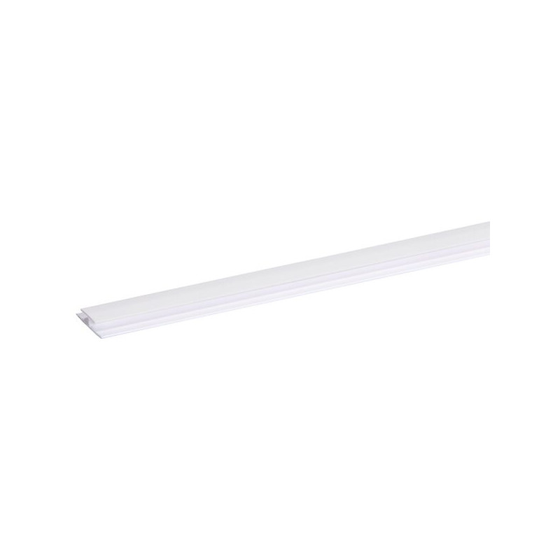 Profilé Jonction PVC Blanc 27x6mm – Finition Pro 260cm