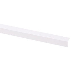 Cornière d'angle PVC blanc 260cm – Finition Pro