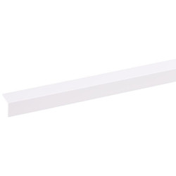 Cornière d'angle PVC blanc 260cm – Finition Pro