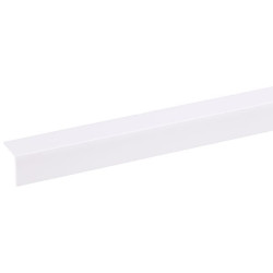 Cornière d'angle PVC blanc 260cm – Finition Pro