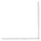 Cornière d'angle en PVC blanc 260 x 3 x 3 cm