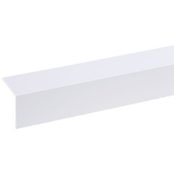 Cornière d'angle PVC blanc 260cm – Finition Pro
