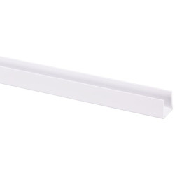 Profil U PVC Blanc 260cm – Finition Pro