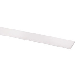 Profil plat PVC blanc 260cm – Finition parfaite