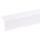 Cornière d'angle en PVC blanc 260 x 5 x 5 cm