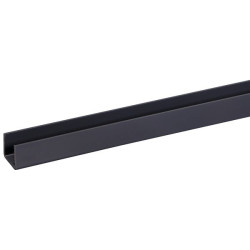 Profil U PVC Anthracite – Finition Pro 260cm
