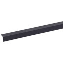 Cornière d'angle en PVC anthracite 260 x 1,5 x 1,5 cm