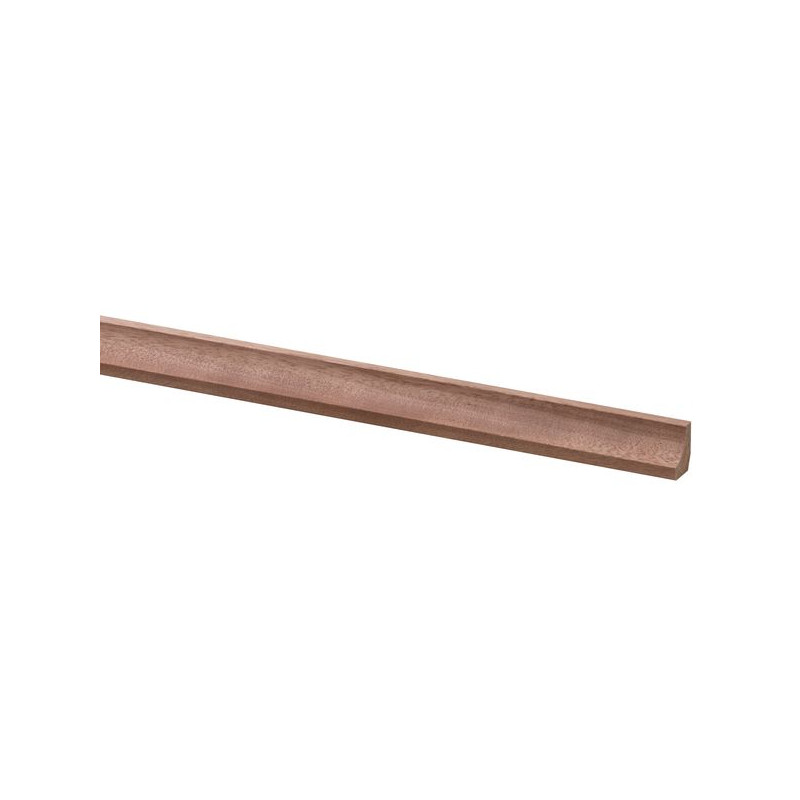 Moulure corniche en meranti 240 x 1,6 x 1,6 cm