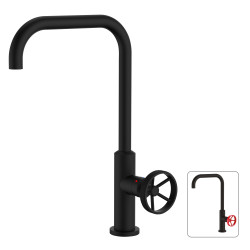 Mitigeur Cuisine Industriel Noir ROUSSEAU – Style & Pratique | ROUSSEAU