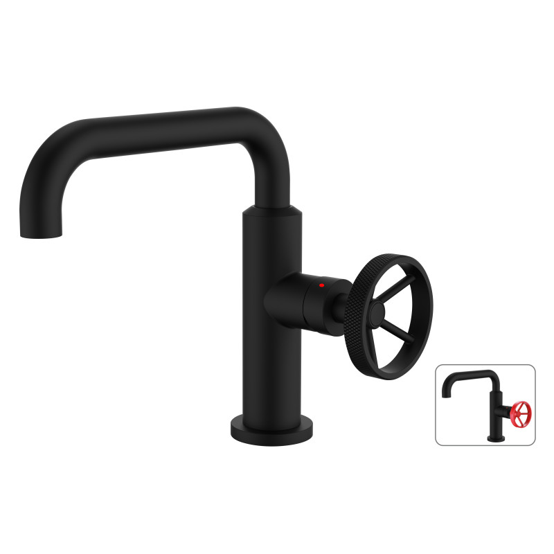 Mitigeur pour lavabo Industriel noir ROUSSEAU