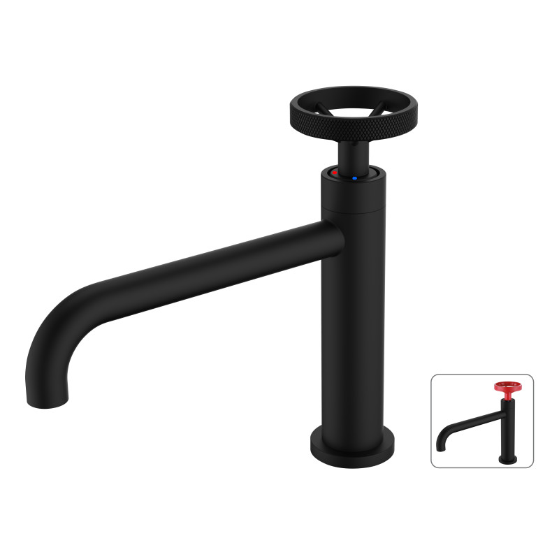 Mitigeur pour lavabo Industriel noir ROUSSEAU