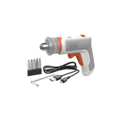 Tournevis spécial meuble en kit sur batterie 3,6 V BLACK+DECKER