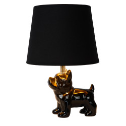 Lampe à poser Sir Winston noire E14 40 W LUCIDE