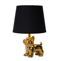 Lampe à poser Sir Winston dorée E14 40 W LUCIDE