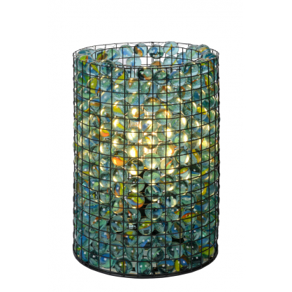 Lampe de table transparente Marbelous E14 40 W LUCIDE