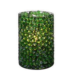Lampe à poser Marbelous verte E14 40 W LUCIDE