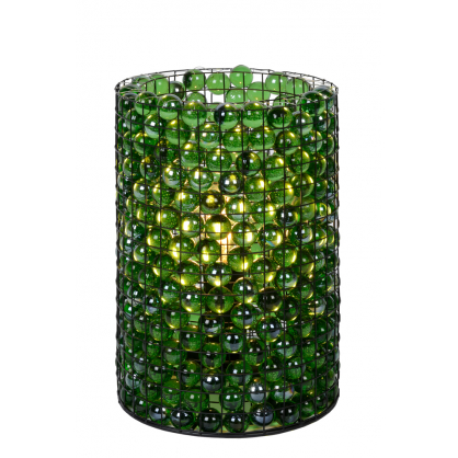 Lampe de table verte Marbelous E14 40 W LUCIDE