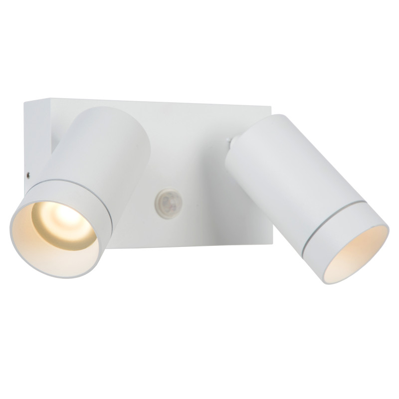 Applique extérieure blanche Taylor GU10 100 W dimmable LUCIDE