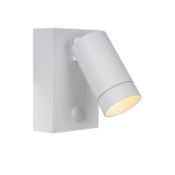 Applique extérieure blanche Taylor GU10 50 W dimmable LUCIDE