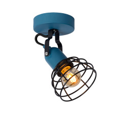 Spot bleu Paulien E27 60 W dimmable LUCIDE