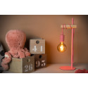 Lampe de table rose Paulien E27 60 W LUCIDE