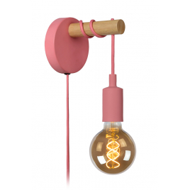 Applique murale rose E27 60 W dimmable LUCIDE
