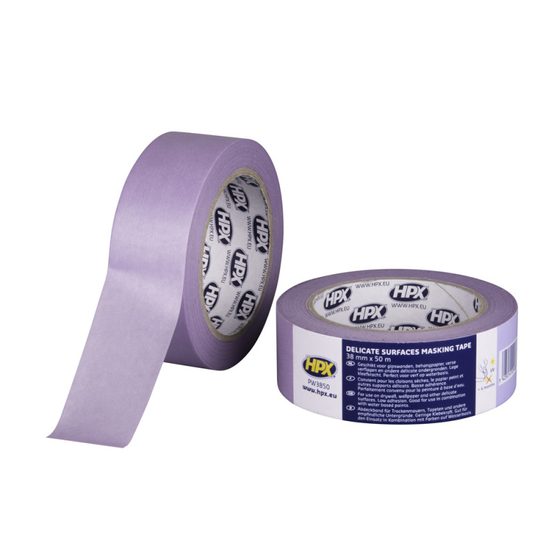 Ruban de masquage pour surface décilacte Mauve 38 mm x 50 m HPX