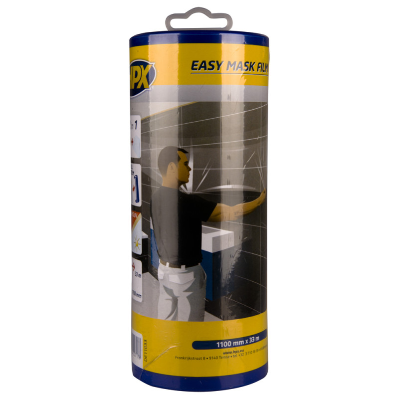 Adhésif Easy mask avec film protection et distributeur 1,1 x 33 m HPX