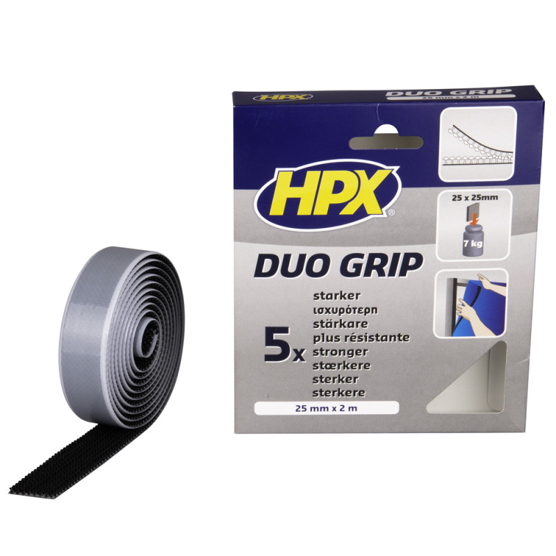 Adhésif Duo Grip Noir 2 m HPX