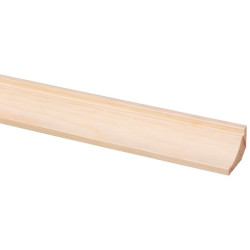 Moulure Corniche Pin 270cm – Finition Bois Naturel Moulure Corniche Pin 270cm – Finition Bois Naturel