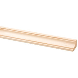 Moulure corniche en pin 240 cm – finition bois naturel Moulure corniche en pin 240 cm – finition bois naturel