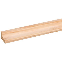Moulure corniche en pin 240 cm – finition bois naturel Moulure corniche en pin 240 cm – finition bois naturel
