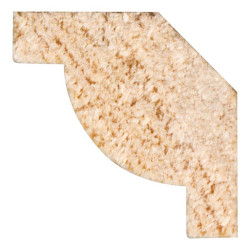Moulure de plafond en pin 240 cm – finition naturelle