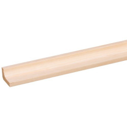 Moulure de corniche en pin 270 cm – finition bois Moulure de corniche en pin 270 cm – finition bois