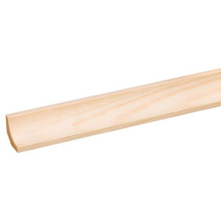 Moulure de corniche en pin 270 cm – finition bois naturel