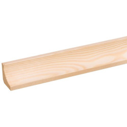 Moulure corniche en pin 270 cm – finition bois naturelle Moulure corniche en pin 270 cm – finition bois naturelle