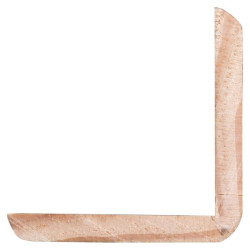 Cornière d'angle pin 270cm – Finition bois Cornière d'angle pin 270cm – Finition bois