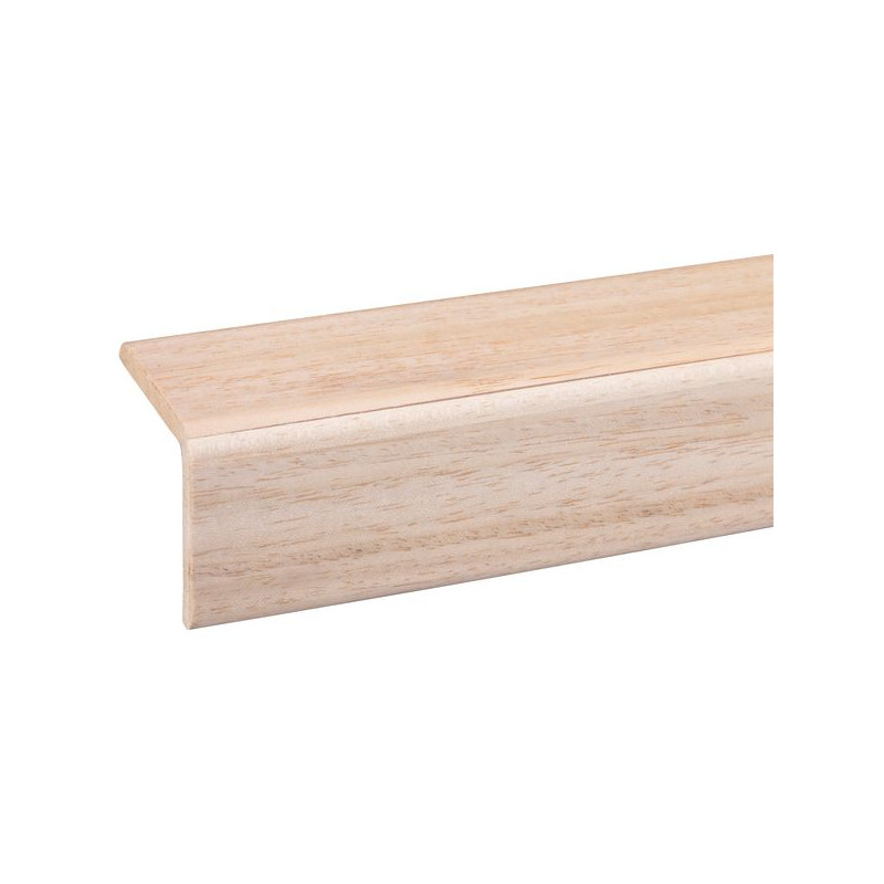 Cornière d'angle Meranti Clair 240cm – Finition Bois Cornière d'angle Meranti Clair 240cm – Finition Bois