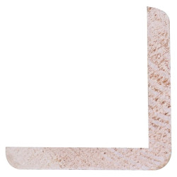 Cornière d'angle pin blanche 270cm – Finition parfaite Cornière d'angle pin blanche 270cm – Finition parfaite