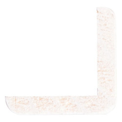 Cornière d'angle pin blanche 270cm – Finition parfaite Cornière d'angle pin blanche 270cm – Finition parfaite