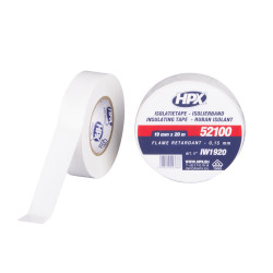 Ruban isolant PVC VDE Blanc 20 m HPX