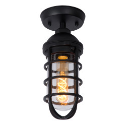 Plafonnier extérieur Limal E27 60 W dimmable LUCIDE