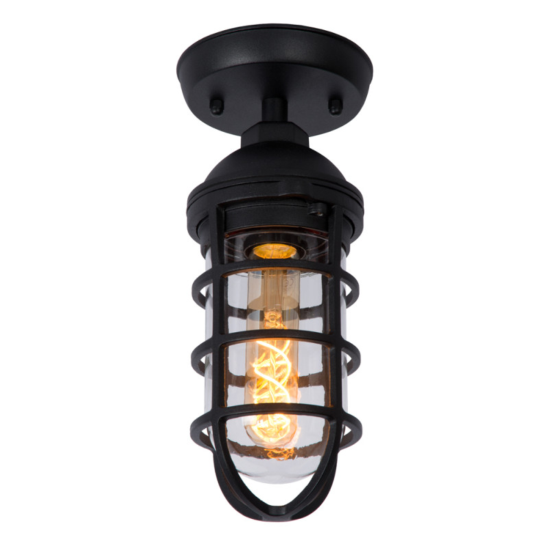 Plafonnier extérieur Limal E27 60 W dimmable LUCIDE