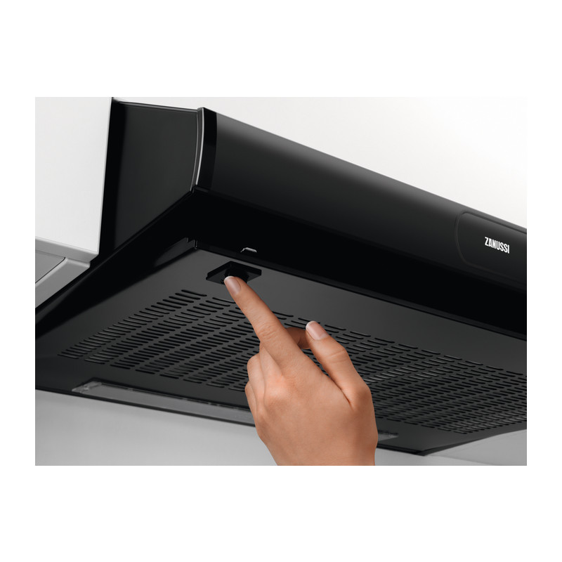 Hotte sous-encastrable LED 60 cm noire ZANUSSI