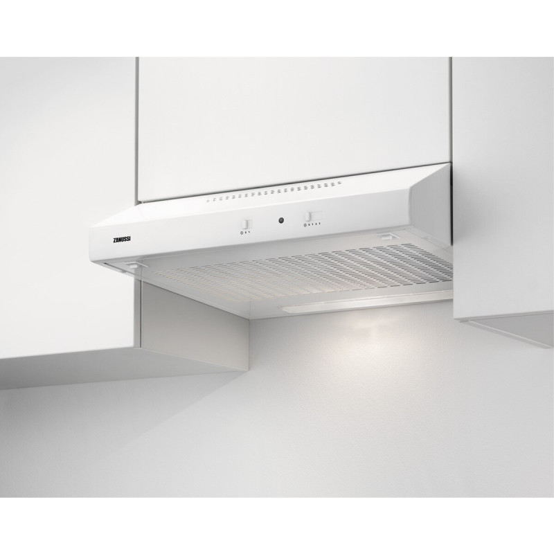 Hotte sous-encastrable LED 60 cm blanche ZANUSSI