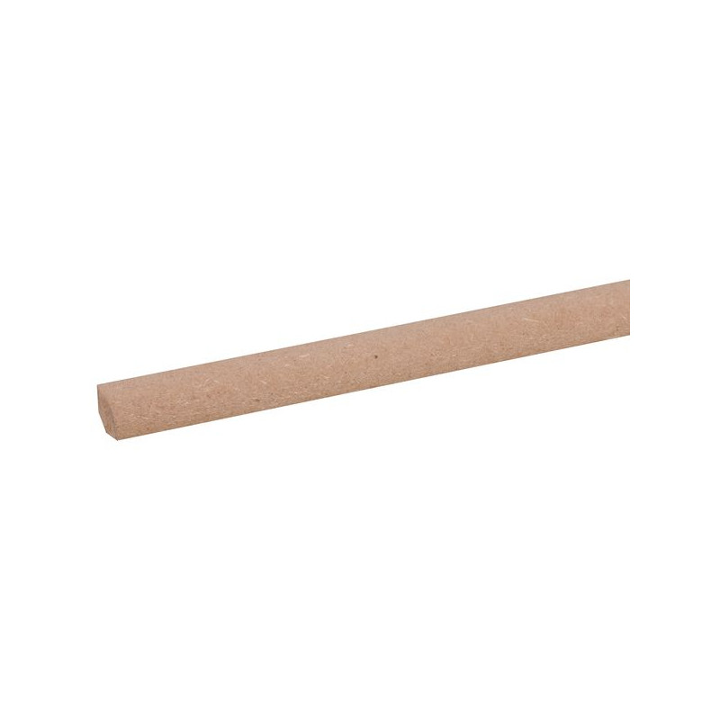 Moulure quart de rond en MDF 260 x 1,3 x 1,3 cm