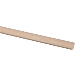 Moulure quart de rond Meranti Clair – Bois Naturel 270cm Moulure quart de rond Meranti Clair – Bois Naturel 270cm