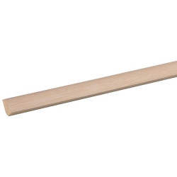 Moulure quart de rond Meranti Clair – Bois Naturel 270cm Moulure quart de rond Meranti Clair – Bois Naturel 270cm